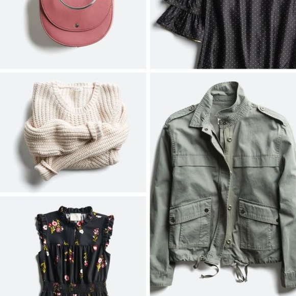 VTG Army Green Crop Women's Small Jacket Hang Ten - Picture 5 of 5